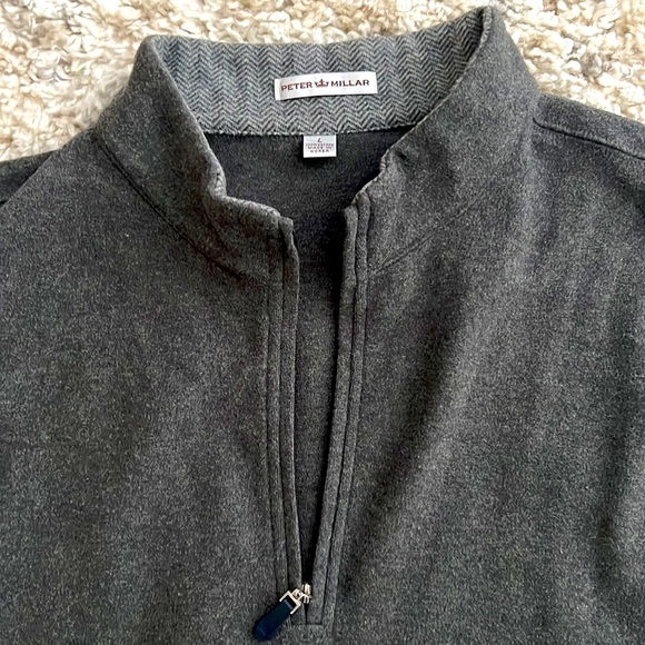 Peter Millar Mens Zip Pullover Sweater Vest - Picture 2 of 2